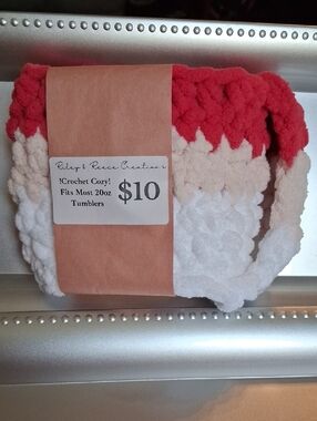 20oz Hand Hold Crochet Cup Cozy!!